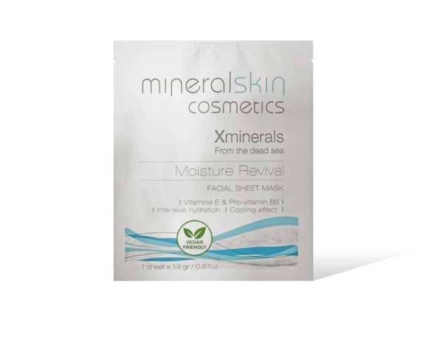 Xminerals Moisture Revival Facial Sheet Mask, 19gr.