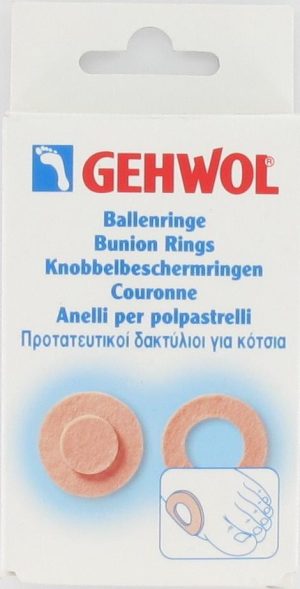 Gehwol knobbelbeschermring rond, 6 stuks