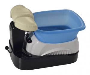 Bain de pieds ciel bleu avec respose-pied