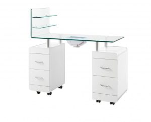 Table de manicure Luxe avec aspiration, monté