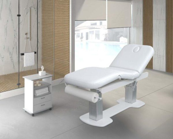 Massagetafel Exential met softe matras en armsteunen, 4 motoren