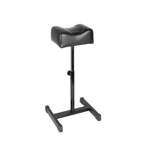 Support jambe fixe, réglable en hauteur, noir
