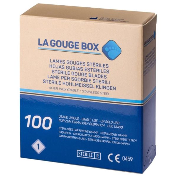 Lames Medi-Klinge Inox. Eco, no.1, 100 pcs.