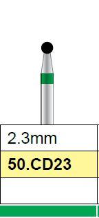 Diamantfrees grof, bol 2.3mm