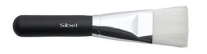 Brosse pour le corps avec poignée en bois et brins en nylon pour traitements corporels, 15.5cm