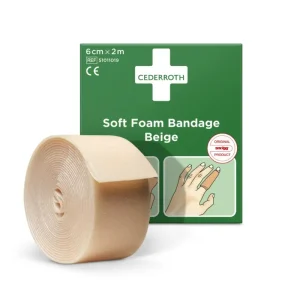Cederroth Soft Foam Bandage Beige, 3 x 450cm
