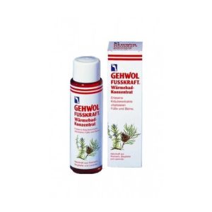 Gehwol Fusskraft bain de pieds chauffant, bouteille en verre, 150ml