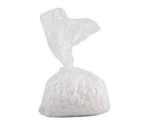 Tampons en coton hydrophile blanc, sac de 100 pièces