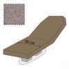 Hoes voor massagebank zonder neusgat, 180-205 x 65-90cm, zilvergrijs