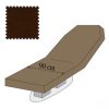 Hoes voor massagebank zonder neusgat, 180-205 x 65-90cm, donkerbruin