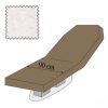 Hoesset voor massagebank Tensor/Troch/Nush zonder neusgat (met armhoezen 3225001 en spanners), zwart