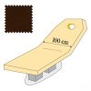 Hoesset voor massagebank Tensor/Troch/Nush met armhoezen (2x 3225001-01) en spanners, zwart