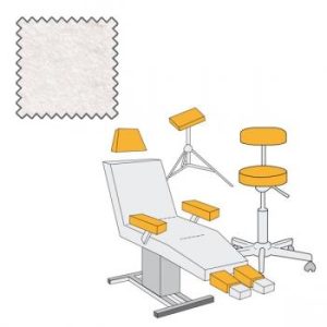 Housse pour tabouret, tête ou partie des jambes, medium ø 28-42cm, blanc