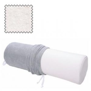 Housse pour rouleau de massage ronde, blanc