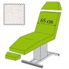 3-delige hoesset voor stoelen 130-165 cm x 40-65 cm (hoes stoel (hoofd, stoel, beendeel) 3244001, hoes armleuningen en spanners), wit