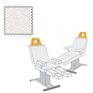 Housse pour tête avec tour Medium, blanc