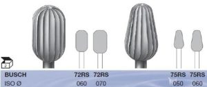 Fraise en inox 72RS-070