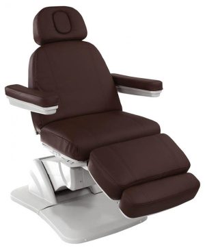 Behandelstoel Princess Soft met 3 motoren en reset, bruin - TOONZAALMODEL