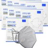 Mondmasker FFP2 - CE - 5-laags individueel verpak, 10 omdozen van 10 stuks