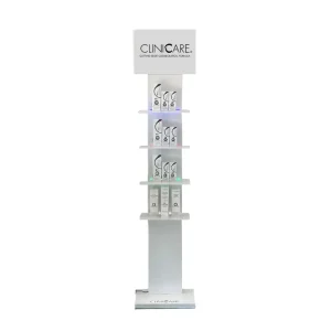 Vloerdisplay CLINICCARE met LED-licht