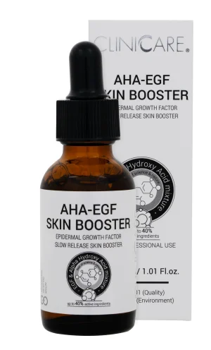 CLINICCARE AHA + EGF Skin Booster, 20-30 treatments, 30ml