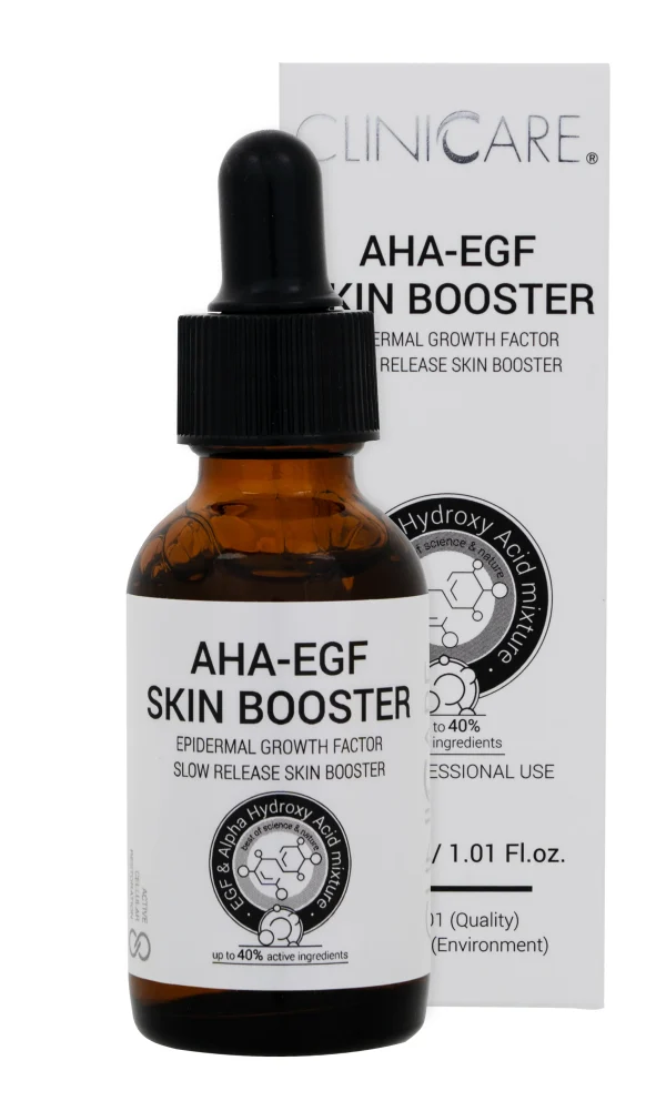 CLINICCARE AHA + EGF Skin Booster, 20-30 treatments, 30ml