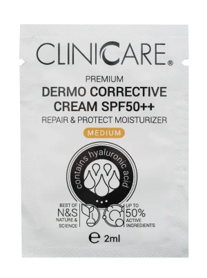 CLINICCARE Premium Dermo Corrective Cream (SPF50), 2ml sachet