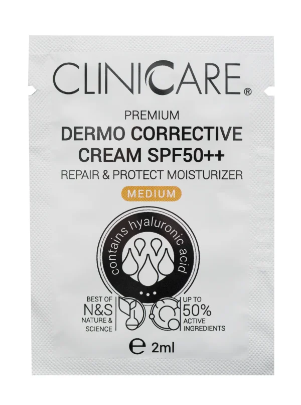 CLINICCARE Premium Dermo Corrective Cream (SPF50), 2ml sachet