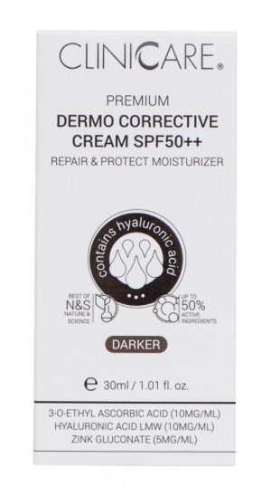 CLINICCARE Premium Dermo Corrective Cream (SPF50) Darker, 30ml