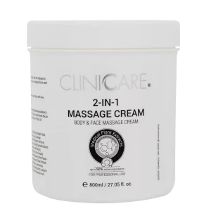 CLINICCARE 2-in-1 Massage Cream, 800ml