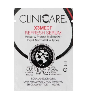 CLINICCARE X3M EGF Extra Refresh Serum Moisturizer, 2ml sachet