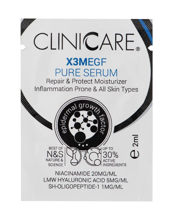 CLINICCARE X3M EGF Pure Serum Moisturizer, 2ml sachet
