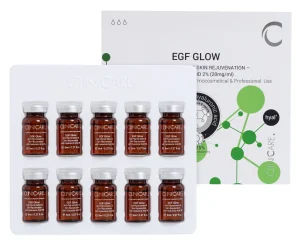 CLINICCARE Glow, anti-pigment/skin rejuv. vial, (2% HA), 10 x 8ml