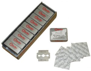Credo lames professionnel, 10 x 10 pcs.