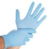 Nitril poedervrije handschoenen Safe Light, blauw, maat XS, doos van 100 stuks