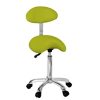 Tabouret Félines regular+ met rug groen