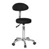 Tabouret Rosières + rond met rug zwart