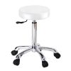 Tabouret Rosières rond zonder rug, wit