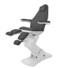 Pedicurezetel Elite Podo met 3 motoren en 2 gasveren donker grijs