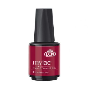 LCN Mylacx Soak-Off Colour Polish "Bordeaux Red", 10ml