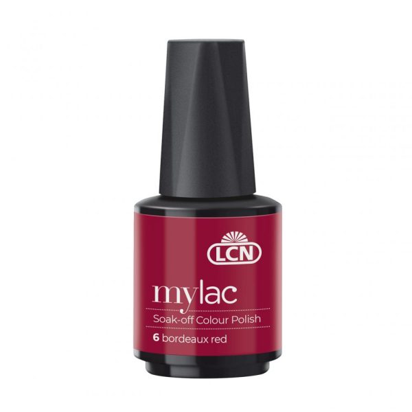 LCN Mylacx Soak-Off Colour Polish "Bordeaux Red", 10ml