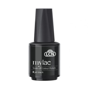 LCN Mylacx Soak-Off Colour Polish "Jet Black", 10ml