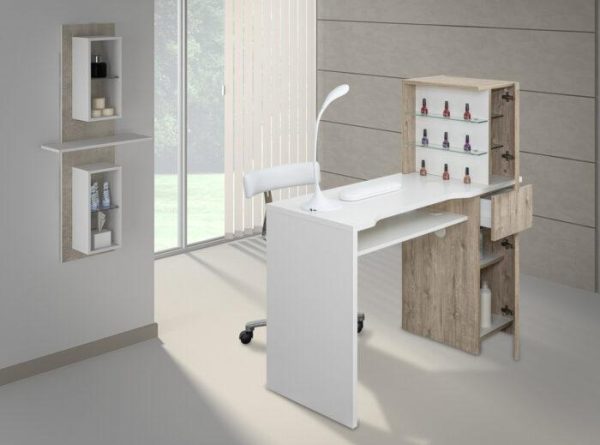 Table de manicure T9C avec display en dessus