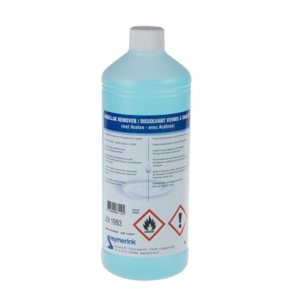 Nagellakremover met aceton, 1.000ml