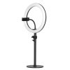 Ringlamp, 10" (25,4cm) LED zwart OP = OP!