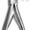 Nageltang hol met dubbele veer en slot, 16cm