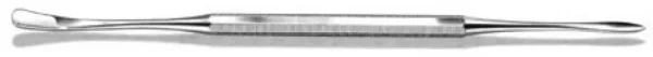 Spatule/élévateur d'ongle double, 16cm, RVS