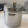 Desinfectiepot inox met deksel 75 x 75mm