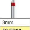 Diamantfrees fijn, bol 3mm