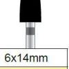 Diamantfrees extra grof, peer 6 x 14mm